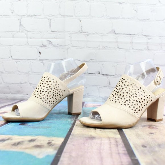 NATURALIZER Lennie 2 Slingback Heeled Sandal 7 M - Picture 2 of 9